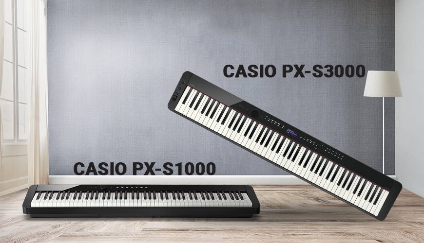 Hệ thống phím đàn mới trên Piano điện Casio PX-S1000 và Casio PX-S3000